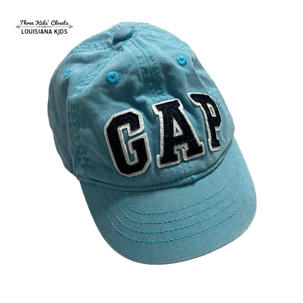 Baby Gap XS Light Blue Logo Baseball Cap Hat